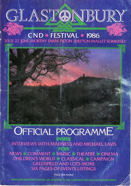 Glastonbury Festival 1986